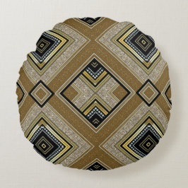 Retro Art Deco Glam Rund Kudd Kudde