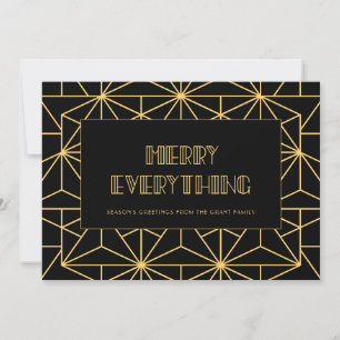 Retro art deco Merry allt Kort