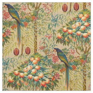 Retro Art Nouveau Ara-mönster av Walter Crane Tyg