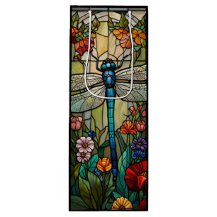 Retro art nouveau dragonfly boho chic