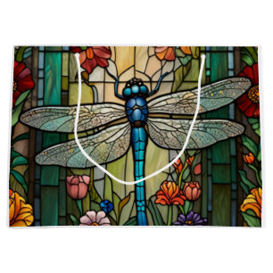 Retro art nouveau dragonfly boho chic