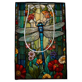 Retro art nouveau dragonfly boho chic