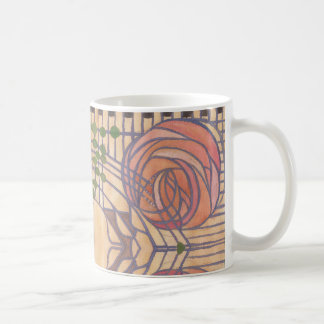 Retro art nouveau Mackintosh stil Kaffemugg
