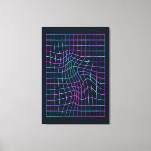 Retro Art på 80-talet Canvastryck