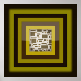 Retro Art-Poster Poster