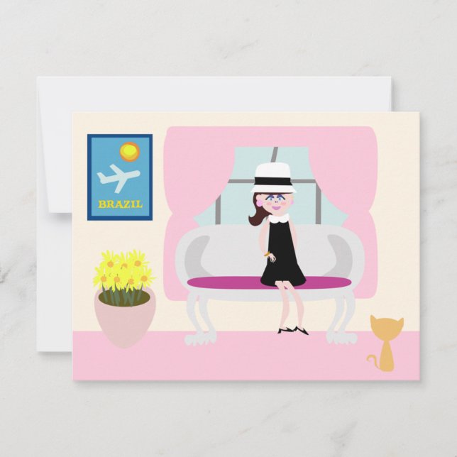 Retro Art Tecknad Breakfast med Stephanie (Framsida)