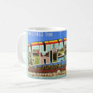 Retro Ashtabula Ohio Välkomstmugg Kaffemugg