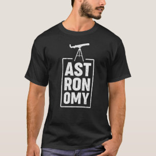 Retro Astronomy Motif I Space I Galaxy I astronomi T Shirt
