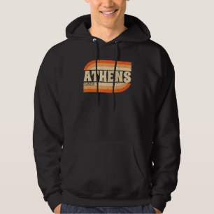 Retro Aten Grekland Hoodie