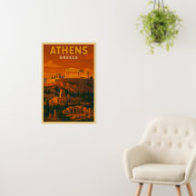 Retro Aten Grekland Resa