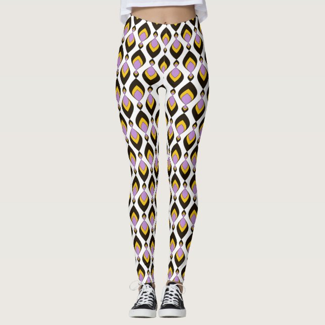 Retro, återutsmyckning leggings (Framsida)