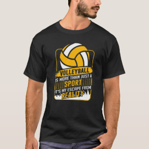 Retro Athletic Volleyball Team Sport Net Spike 14 T Shirt