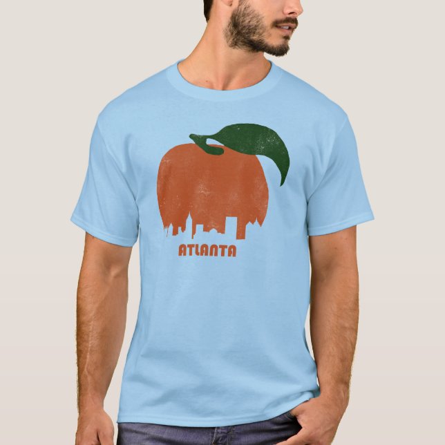 Retro Atlanta Horisont-Manar T-shirt (Framsida)