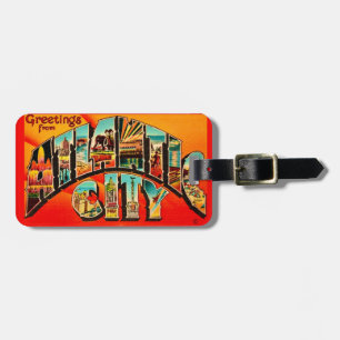 Retro Atlantic City Bagagebricka