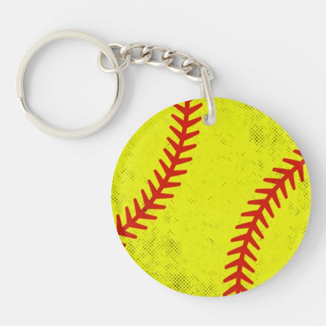 Retro Atletisk Softboll Fastpitch Matchdag Stil (Framsidan)