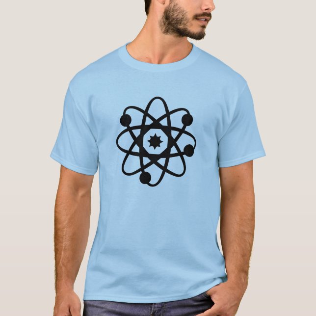 Retro Atom Tee Shirt (Framsida)