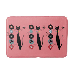 Retro Atomic ERA-århundradets moderna MCM-Coola Ca Badrumsmatta