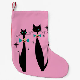 Retro Atomic ERA-århundradets moderna MCM-Coola-ka Liten Julstrumpa