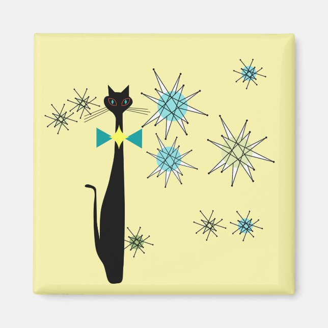 Retro Atomic ERA-århundradets moderna MCM-Coola-ka Magnet (Framsidan)