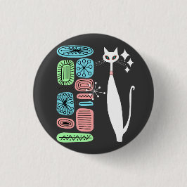 Retro Atomic Era Mid Century Modern Coola Cat Knapp