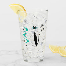 Retro Atomic Era Mid Century Modern MCM Kattunge