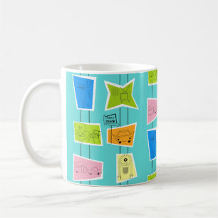 Retro Atomic Kitsch Mugg
