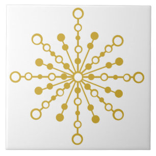 Retro Atomic Mid Century Modern Design Kakelplatta