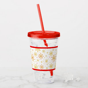 Retro Atomic Mid Century Modern Mönster Take Away Mugg