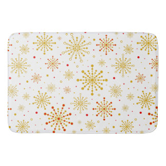 Retro Atomic Mid-Century Modern Pattern Badrumsmatta