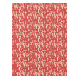 Retro Atomic Modern Red Black White Mönster