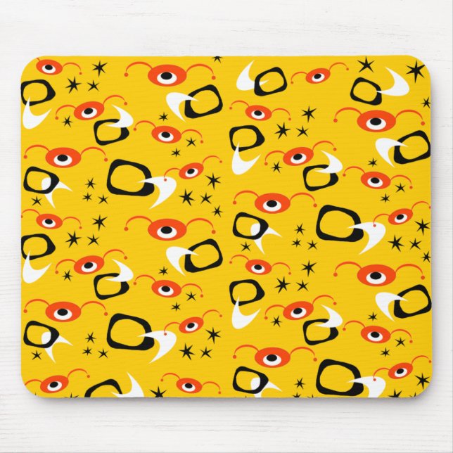 Retro Atomic Spiders Musmatta (Framsidan)