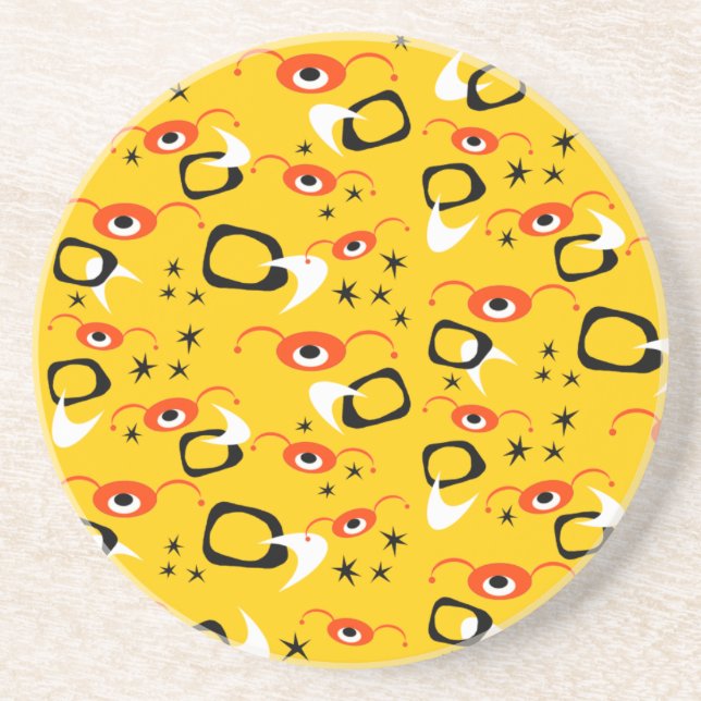 Retro Atomic Spiders Underlägg (Framsidan)