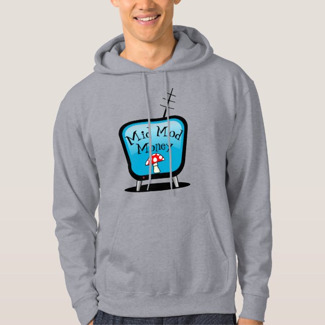 Retro Atomic TV Hoodie (Framsida)