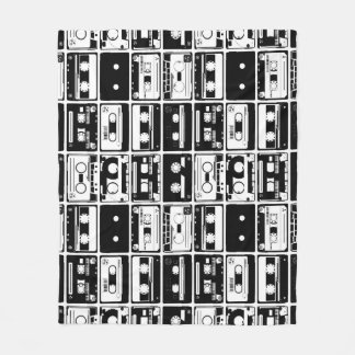 Retro audio-band, gammaldags mönster. fleecefilt