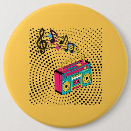 Retro-audions boombox. knapp