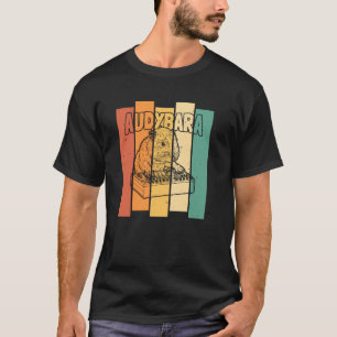 Retro Audybara Ljud Ingenjör Studio Vintage Audio T Shirt