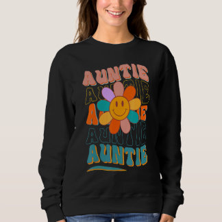 Retro Auntie Daisy Färg Daisy Blomkur ny T Shirt