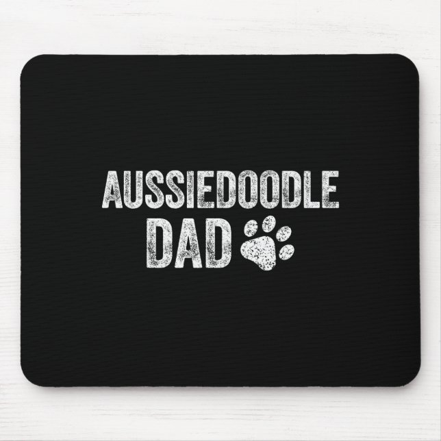 Retro Aussiedoodle Dad Papa Father's Day Aussie Do Musmatta (Framsidan)