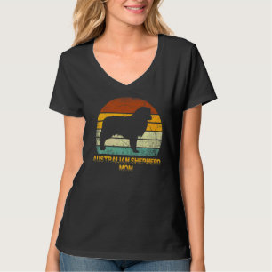 Retro Australian shepherd Mamma Doxie Hundägare mo T Shirt