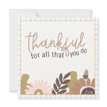 Retro Autumn Fall Blommigt Farmhouse Thankgiving