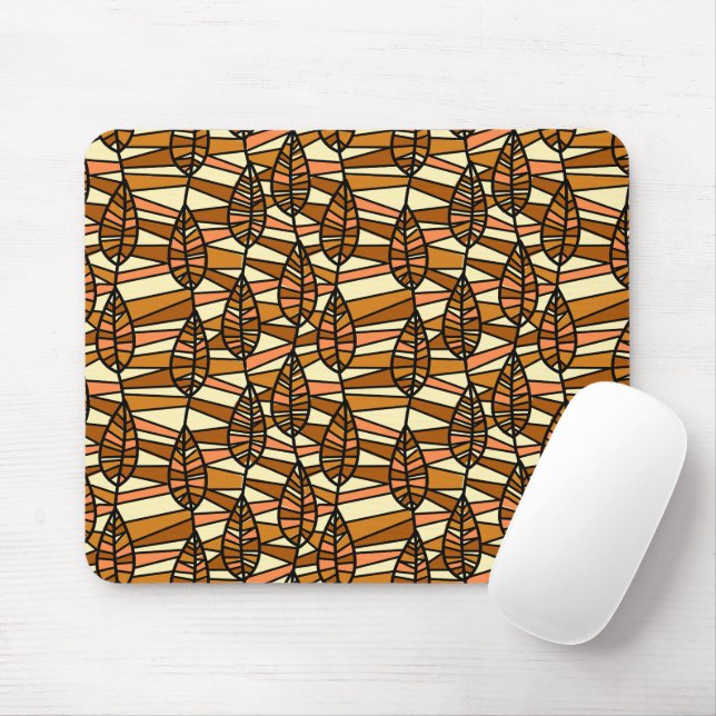 Retro Autumn Mousepad Musmatta (Med mus)