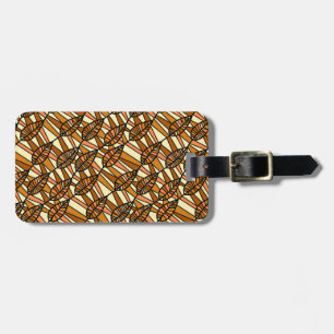 Retro Autumn-resggage-tagg Bagagebricka