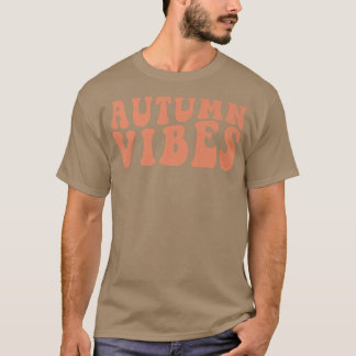 Retro Autumn Vibes Hej Hösthösten Lycklig Fall Tha T Shirt