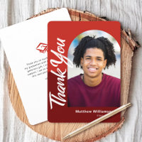 Retro av typen Red Studenten Photo Bold Arch