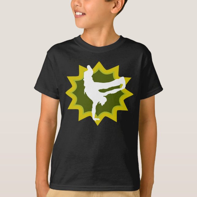 Retro avbrottsdansare tee (Framsida)