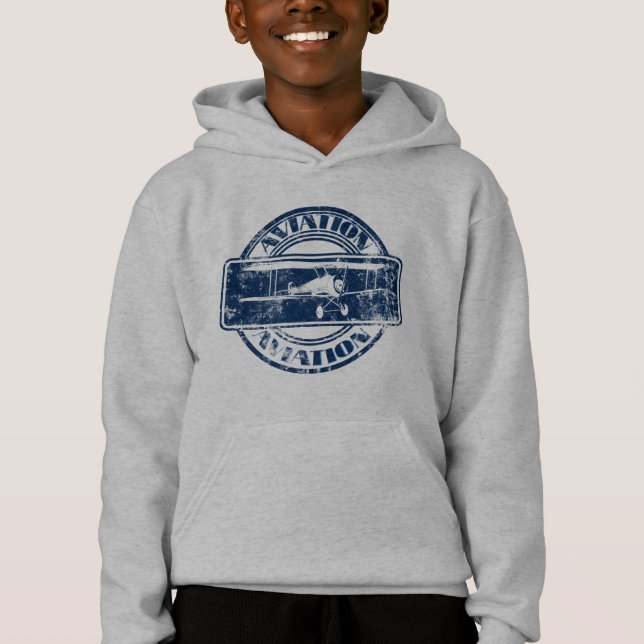Retro Aviation Art Tee Shirt (Framsida)