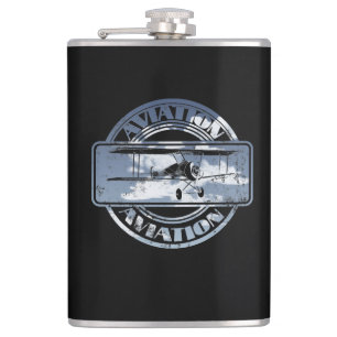 Retro Aviation Badge Fickplunta