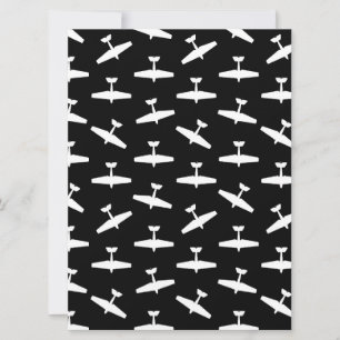 Retro Aviation Thated Aircraft Skriv ut Flygplan D Julkort