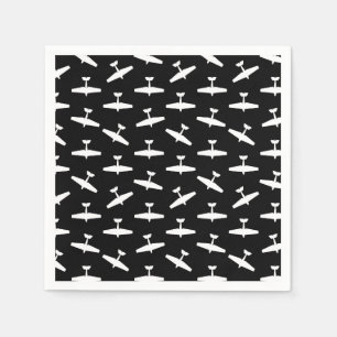 Retro Aviation Thors Print Flygplan Design Pappersservett