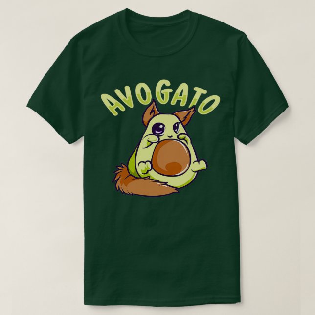 RETRO AVOCADO CA T SHIRT (Design framsida)